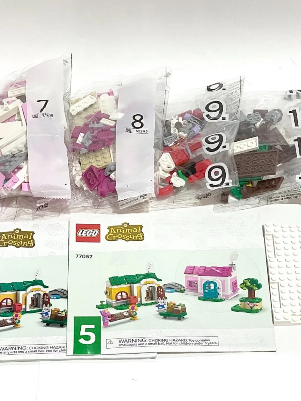 LEGO 77057 Animal Crossing Pink Creative Houses Seasons *NO MINIFIGURES* NEW